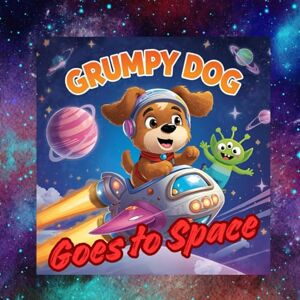 SHAHEE KID Grumpy Dog Goes to Space SHAHEE KID Grumpy Dog Goes to Space