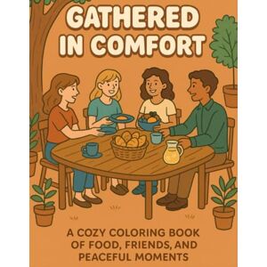 Printest, Global Gathered in Comfort: A Cozy Coloring Book of Food, Friends, and Peaceful Moments: Easy-to-Color Black-and-White Illustrations of People Sharing Meals, Warm Conversations, and Everyday Joys Printest, Global Gathered in Comfort: A Cozy Coloring Book of Food, Friends, and Peaceful Moments: Easy-to-Color Black-and-White Illustrations of People Sharing Meals, Warm Conversations, and Everyday Joys