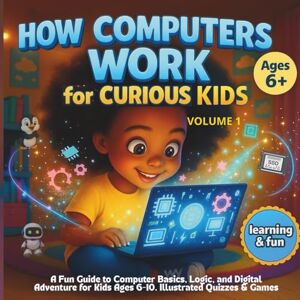 Editions, Encre Magique How Computers Work for Curious Kids volume 1: A Fun Guide to Computer Basics, Logic, and Digital Adventure for Kids Ages 6-10. Illustrated Quizzes & Games Editions, Encre Magique How Computers Work for Curious Kids volume 1: A Fun Guide to Computer Basics, Logic, and Digital Adventure for Kids Ages 6-10. Illustrated Quizzes & Games
