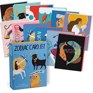 Em & Friends Zodiac Cards, Box of 12 Assorted Em & Friends Zodiac Cards, Box of 12 Assorted