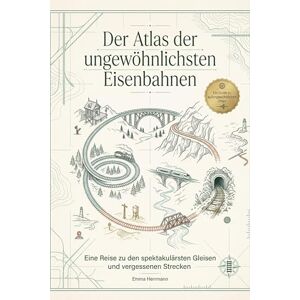 Herrmann, Emma Der Atlas der ungewöhnlichsten Eisenbahnen: Eine Reise zu den spektakulärsten Gleisen und vergessenen Strecken. Das perfekte Geschenk für Zug-Fans und Technik-Begeisterte Herrmann, Emma Der Atlas der ungewöhnlichsten Eisenbahnen: Eine Reise zu den spektakulärsten Gleisen und vergessenen Strecken. Das perfekte Geschenk für Zug-Fans und Technik-Begeisterte