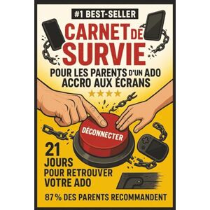 Durand, Marie-Claire Carnet de Survie pour les Parents d'un Ado Accro aux Écrans: 21 jours pour débrancher sans conflit Guide pratique et exercices pour retrouver l'équilibre familial Durand, Marie-Claire Carnet de Survie pour les Parents d'un Ado Accro aux Écrans: 21 jours pour débrancher sans conflit Guide pratique et exercices pour retrouver l'équilibre familial