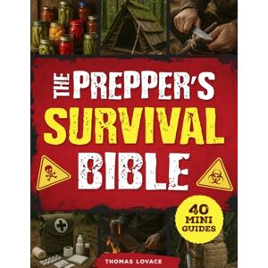 Lovace, Thomas The Prepper's Survival Bible: The Ultimate Guide to Long-Term Survival with Bug-In and Bug-Out Strategies, Off-Grid Living, Homesteading Skills, Water Preparedness, and Bushcraft Essentials Lovace, Thomas The Prepper's Survival Bible: The Ultimate Guide to Long-Term Survival with Bug-In and Bug-Out Strategies, Off-Grid Living, Homesteading Skills, Water Preparedness, and Bushcraft Essentials