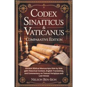 Ben-sion, Nelson THE CODEX SINAITICUS & VATICANUS COMPARATIVE EDITION: Ancient Biblical Manuscripts Side by Side with Historical Context, English Translation, and Commentary on Textual Variations and Lost Verses Ben-sion, Nelson THE CODEX SINAITICUS & VATICANUS COMPARATIVE EDITION: Ancient Biblical Manuscripts Side by Side with Historical Context, English Translation, and Commentary on Textual Variations and Lost Verses