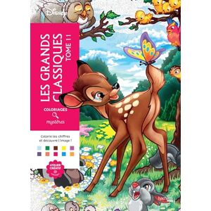 Coloriages mystères Disney Les Grands classiques Tome 11 Coloriages mystères Disney Les Grands classiques Tome 11