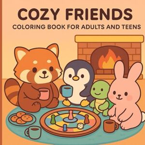 Studio, BowieChu Cozy Friends: Coloring Book for Adults and Teens: Featuring Super Cute Animal Friends for Stress Relief and Mindful Fun Studio, BowieChu Cozy Friends: Coloring Book for Adults and Teens: Featuring Super Cute Animal Friends for Stress Relief and Mindful Fun