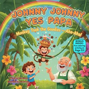 Storm, Ella Johnny Johnny Yes Papa: The Silly Monkey Snack Attack: A funny rhyming jungle adventure about sharing and kindness (100 kids book collection) Storm, Ella Johnny Johnny Yes Papa: The Silly Monkey Snack Attack: A funny rhyming jungle adventure about sharing and kindness (100 kids book collection)