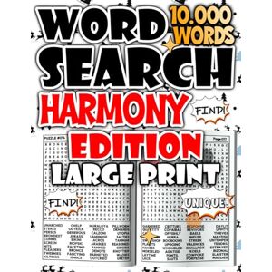 Salvatore, Modo Word Search Harmony Edition 10,000 Words for Peaceful Thinking Salvatore, Modo Word Search Harmony Edition 10,000 Words for Peaceful Thinking