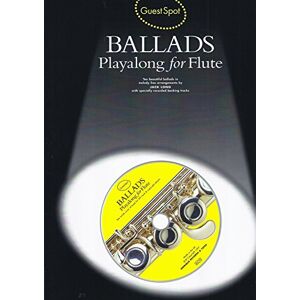 Various GUEST SPOT BALLADS PLAYALONG FOR FLUTE FLT BOOK/CD Various GUEST SPOT BALLADS PLAYALONG FOR FLUTE FLT BOOK/CD