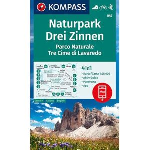 Kompass Maps NP Drei Zinnen,P.N. Tre C. WK 047: 4in1 Wanderkarte mit Aktiv Guide und Panorama inklusive Karte zur offline Verwendung in der KOMPASS-App. Fahrradfahren. Skitouren. Kompass Maps NP Drei Zinnen,P.N. Tre C. WK 047: 4in1 Wanderkarte mit Aktiv Guide und Panorama inklusive Karte zur offline Verwendung in der KOMPASS-App. Fahrradfahren. Skitouren.