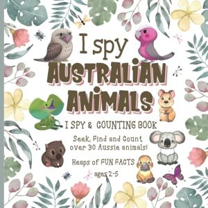 Publishing, Sketchee I Spy Australian Animals I Spy & Counting Book: Seek, Find & Count over 30 Aussie Animals Publishing, Sketchee I Spy Australian Animals I Spy & Counting Book: Seek, Find & Count over 30 Aussie Animals