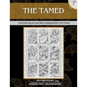 Krivonosova, Natalia The Tamed: Modern Blackwork Embroidery Pattern Krivonosova, Natalia The Tamed: Modern Blackwork Embroidery Pattern