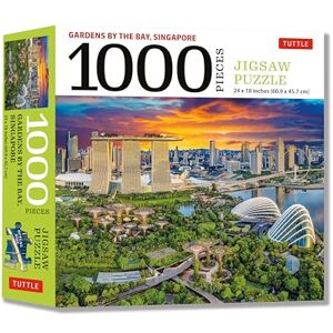 Tuttle Publishing Singapore's Gardens by the Bay Jigsaw Puzzle: Finished Size 24 in X 18 in 1,000 Pieces Tuttle Publishing Singapore's Gardens by the Bay Jigsaw Puzzle: Finished Size 24 in X 18 in 1,000 Pieces