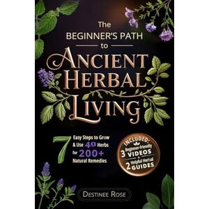 Rose, Destinee The Beginner’s Path to Ancient Herbal Living: 7 Easy Steps to Identify, Grow, and Use 40 Essential Herbs to Create Over 200 Holistic and Natural Remedies for Common Health Concerns Rose, Destinee The Beginner’s Path to Ancient Herbal Living: 7 Easy Steps to Identify, Grow, and Use 40 Essential Herbs to Create Over 200 Holistic and Natural Remedies for Common Health Concerns