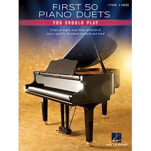 Various First 50 Piano Duets You Should Play – Piano Duet Sheet Music Book Easy Arrangements for 1 Piano 4 Hands Pop and Broadway Duets for Beginners and Intermediate Players Music Book for Students Various First 50 Piano Duets You Should Play – Piano Duet Sheet Music Book Easy Arrangements for 1 Piano 4 Hands Pop and Broadway Duets for Beginners and Intermediate Players Music Book for Students