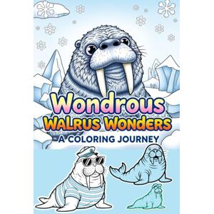Thakur, Sunil Wondrous Walrus Wonders A Coloring Journey: Adorable Arctic Animals & Ocean Scenes – Fun & Relaxing for Kids, Teens & Adults! Thakur, Sunil Wondrous Walrus Wonders A Coloring Journey: Adorable Arctic Animals & Ocean Scenes – Fun & Relaxing for Kids, Teens & Adults!
