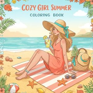Club, DreamSpire Cozy Girl Summer Coloring Book: Bold and Easy, Cute Vibes for Cozy Coloring Fun, Beach Scenes & Girl Vibes for Adults, Teens and Kids (Cozy Girl Seasons Coloring Books) Club, DreamSpire Cozy Girl Summer Coloring Book: Bold and Easy, Cute Vibes for Cozy Coloring Fun, Beach Scenes & Girl Vibes for Adults, Teens and Kids (Cozy Girl Seasons Coloring Books)