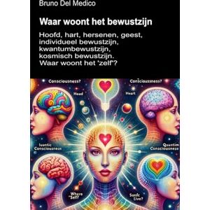 Del Medico, Bruno Waar woont het bewustzijn?: Hoofd, hart, hersenen, geest, individueel bewustzijn, kwantumbewustzijn, kosmisch bewustzijn. Waar woont het 'zelf'? ... van Bruno Del Medico in het Nederlands) Del Medico, Bruno Waar woont het bewustzijn?: Hoofd, hart, hersenen, geest, individueel bewustzijn, kwantumbewustzijn, kosmisch bewustzijn. Waar woont het 'zelf'? ... van Bruno Del Medico in het Nederlands)