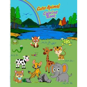 Ekka, SDN Cute Animal Coloring Book for Kids Ages 5–10 : 40 Fun Pages of Adorable Creatures to Color and Enjoy: "A Coloring Adventure: 20 Full-Color Ideas & 20 Black & White Pages to Explore! Ekka, SDN Cute Animal Coloring Book for Kids Ages 5–10 : 40 Fun Pages of Adorable Creatures to Color and Enjoy: "A Coloring Adventure: 20 Full-Color Ideas & 20 Black & White Pages to Explore!