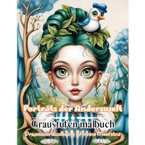 meerstra, yvonne Porträts der Anderswelt: Magische Graustufen-Porträts zum Ausmalen und Entspannen meerstra, yvonne Porträts der Anderswelt: Magische Graustufen-Porträts zum Ausmalen und Entspannen