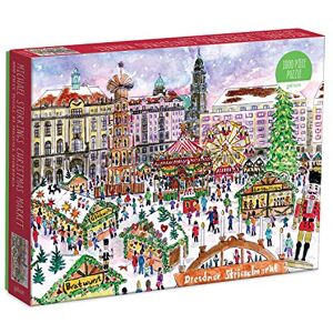 Galison 9780735366763 Michael Storrings Christmas Market 1000 Piece Puzzle, Dresden Galison 9780735366763 Michael Storrings Christmas Market 1000 Piece Puzzle, Dresden