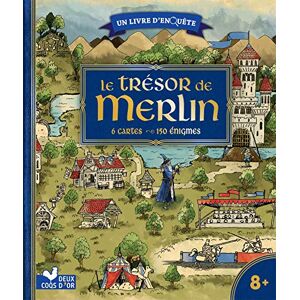 Turier, Virgile Le trésor de Merlin livre avec cartes et loupe: Avec 6 cartes, 150 énigmes Turier, Virgile Le trésor de Merlin livre avec cartes et loupe: Avec 6 cartes, 150 énigmes