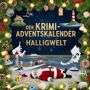Lang, Alexander Der Krimi-Adventskalender Halligwelt: Mordsverdächtig in 24 Akten. Ein Fall in deiner Nähe Lang, Alexander Der Krimi-Adventskalender Halligwelt: Mordsverdächtig in 24 Akten. Ein Fall in deiner Nähe