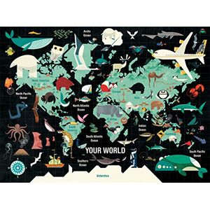 Mudpuppy Map of the World 1000pc Family Puzzle Mudpuppy Map of the World 1000pc Family Puzzle