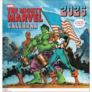 Marvel Entertainment Mighty Marvel 2026 Wall Calendar: A Reissue of the 1976 Classic Marvel Entertainment Mighty Marvel 2026 Wall Calendar: A Reissue of the 1976 Classic