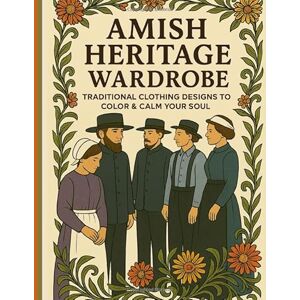 PYM Editorial Amish Heritage Wardrobe Traditional Clothing Designs to Color & Calm Your Soul: Whether you’re an admirer of folk traditions, a lover of historical ... or simply seeking a mindful creative outlet PYM Editorial Amish Heritage Wardrobe Traditional Clothing Designs to Color & Calm Your Soul: Whether you’re an admirer of folk traditions, a lover of historical ... or simply seeking a mindful creative outlet
