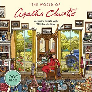 Laurence King The World of Agatha Christie:1000-piece Jigsaw Puzzle with 90 Clues to Spot, Puzzle for fans of Agatha Christie Laurence King The World of Agatha Christie:1000-piece Jigsaw Puzzle with 90 Clues to Spot, Puzzle for fans of Agatha Christie