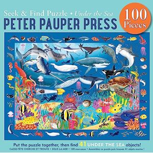 Mikki Butterly Under the Sea Seek & Find 100-Piece Jigsaw Puzzle Mikki Butterly Under the Sea Seek & Find 100-Piece Jigsaw Puzzle