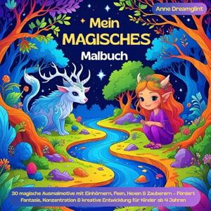 Dreamglint, Anne Mein Magisches Malbuch: 30 magische Ausmalmotive mit Einhörnern, Feen, Hexen & Zauberern – Fördert Fantasie, Konzentration & kreative Entwicklung für ... voller Magie, Abenteuer & mythischer Motive) Dreamglint, Anne Mein Magisches Malbuch: 30 magische Ausmalmotive mit Einhörnern, Feen, Hexen & Zauberern – Fördert Fantasie, Konzentration & kreative Entwicklung für ... voller Magie, Abenteuer & mythischer Motive)
