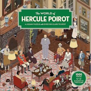 Laurence King The World of Hercule Poirot: A 1000-piece Jigsaw Puzzle with over 100 Clues to Spot: A Gift for Fans of Agatha Christie Laurence King The World of Hercule Poirot: A 1000-piece Jigsaw Puzzle with over 100 Clues to Spot: A Gift for Fans of Agatha Christie