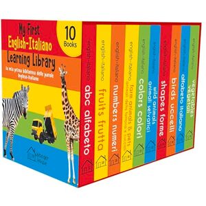 Wonder House Books My First English-Italiano Learning Library (la mia prima biblioteca delle parole Inglese-Italiano) : Boxset of 10 English Italian Board Books Wonder House Books My First English-Italiano Learning Library (la mia prima biblioteca delle parole Inglese-Italiano) : Boxset of 10 English Italian Board Books