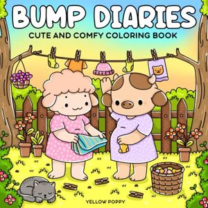 Poppy, Yellow Bump Diaries: Cute and Comfy Coloring Book for Adults and Teens, 50 Hand-Drawn Pages of Adorable Animal Besties, a Sweet Pregnancy Journey with Cozy Moments. Simple, Big Designs for Relaxation. Poppy, Yellow Bump Diaries: Cute and Comfy Coloring Book for Adults and Teens, 50 Hand-Drawn Pages of Adorable Animal Besties, a Sweet Pregnancy Journey with Cozy Moments. Simple, Big Designs for Relaxation.
