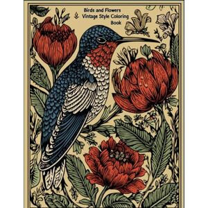 Publishing, Magnolia Learning Tree Birds and Flowers Vintage Style Coloring Book Publishing, Magnolia Learning Tree Birds and Flowers Vintage Style Coloring Book