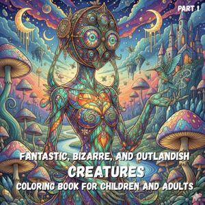 Badger Strange, Fantastic, Outlandish, and Bizarre Creatures: Detailed Coloring Book for Children and Adults Part 1 Badger Strange, Fantastic, Outlandish, and Bizarre Creatures: Detailed Coloring Book for Children and Adults Part 1