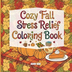 Doe, John Cozy fall Coloring Book: Bold Large Print Stress Relief Designs for All Ages with Leaves, Pumpkins, and Harvest Scenes Doe, John Cozy fall Coloring Book: Bold Large Print Stress Relief Designs for All Ages with Leaves, Pumpkins, and Harvest Scenes