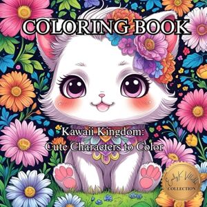 Villalba, Emily K Kawaii Kingdom: Cute Characters to Color: A Delightful Journey into a World of Adorable Animals and Whimsical Friends (50 Unique Images Coloring Books with an Artistic Flair) Villalba, Emily K Kawaii Kingdom: Cute Characters to Color: A Delightful Journey into a World of Adorable Animals and Whimsical Friends (50 Unique Images Coloring Books with an Artistic Flair)