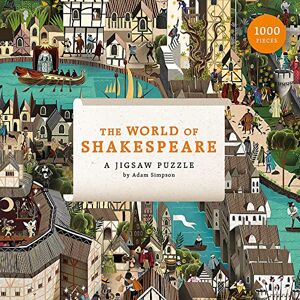 Laurence King The World of Shakespeare: 1000 Piece Jigsaw Puzzle, Vibrant and Varied Colors Laurence King The World of Shakespeare: 1000 Piece Jigsaw Puzzle, Vibrant and Varied Colors