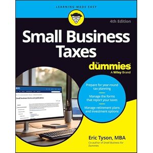Tyson, Eric Small Business Taxes For Dummies Tyson, Eric Small Business Taxes For Dummies