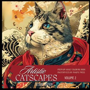 Press, Magpie Artistic Catscapes Volume 2 Premium Adult Coloring Book: Inspired Images of Cat in Various Artistic Styles (Artists Adult Coloring Books: Masterpieces by Magpie Press) Press, Magpie Artistic Catscapes Volume 2 Premium Adult Coloring Book: Inspired Images of Cat in Various Artistic Styles (Artists Adult Coloring Books: Masterpieces by Magpie Press)