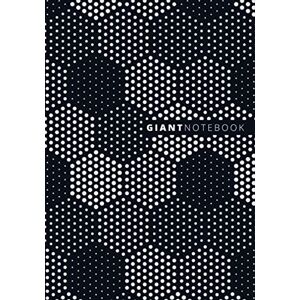 Notebook, Golding Giant Notebook 800 Lined Pages, Black Hexagon Theme: 7 x 10 in, with Table of Contents and Page Numbers, Golding’s Large Journal Series Notebook, Golding Giant Notebook 800 Lined Pages, Black Hexagon Theme: 7 x 10 in, with Table of Contents and Page Numbers, Golding’s Large Journal Series