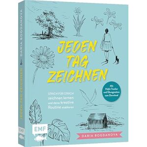 Bogdanova, Daria Jeden Tag zeichnen: Strich für Strich zeichnen lernen und deine kreative Routine etablieren Extra: Habit-Tracker und Übungsseiten zum Download Bogdanova, Daria Jeden Tag zeichnen: Strich für Strich zeichnen lernen und deine kreative Routine etablieren Extra: Habit-Tracker und Übungsseiten zum Download