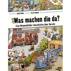 Doro Was machen die da?: Eine Wimmelbilder-Geschichte über Berufe. Vierfarbiges Papp-Bilderbuch Doro Was machen die da?: Eine Wimmelbilder-Geschichte über Berufe. Vierfarbiges Papp-Bilderbuch