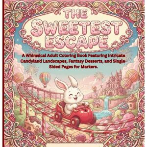 Valen, Clara Sweetest Escape: A Whimsical Adult Coloring Book Featuring Intricate Candyland Landscapes, Fantasy Desserts, and Single-Sided Pages for Markers. Valen, Clara Sweetest Escape: A Whimsical Adult Coloring Book Featuring Intricate Candyland Landscapes, Fantasy Desserts, and Single-Sided Pages for Markers.