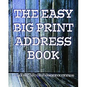 Books, Snapping Turtle The Easy Big Print Address Book: Large Print Address Book for Seniors (The Senior Series) Books, Snapping Turtle The Easy Big Print Address Book: Large Print Address Book for Seniors (The Senior Series)