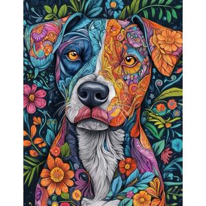 Santos, Nano Relaxing Dogs Mandala World: 500 Pages Coloring Book for Adults and Kids.: Stress relief and creativity: 500 dog mandala pages to color. Santos, Nano Relaxing Dogs Mandala World: 500 Pages Coloring Book for Adults and Kids.: Stress relief and creativity: 500 dog mandala pages to color.