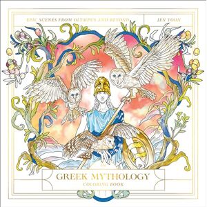 Yoon, Jen The Greek Mythology Coloring Book: Epic Scenes from Olympus and Beyond Yoon, Jen The Greek Mythology Coloring Book: Epic Scenes from Olympus and Beyond